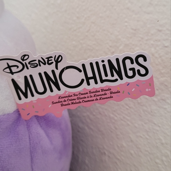 Disney Munchlings 12" Ursula Lavender Ice Cream Sundae New With Tags - Picture 4 of 6